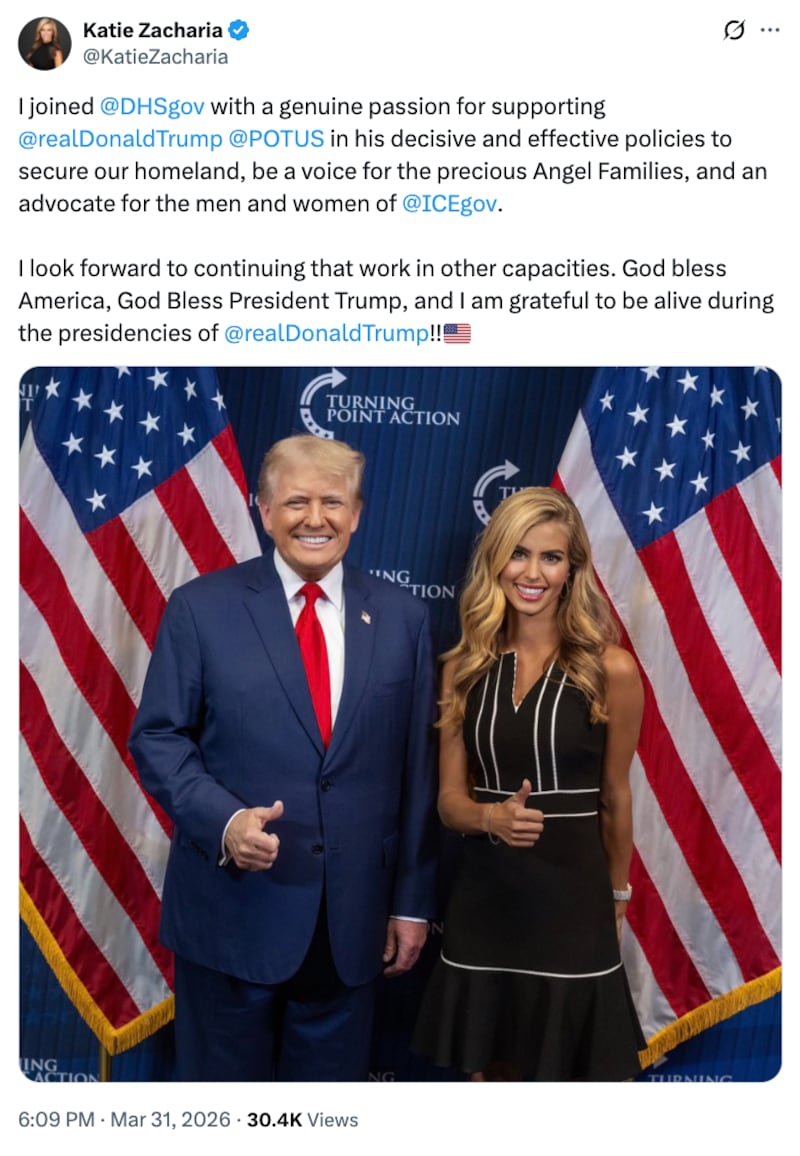 Donald Trump Katie Zacharia