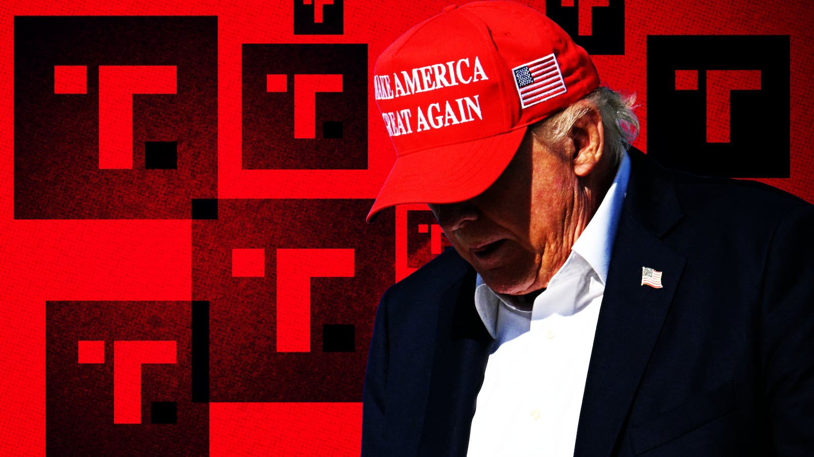 Donald Trump, Truth Social photo illustration