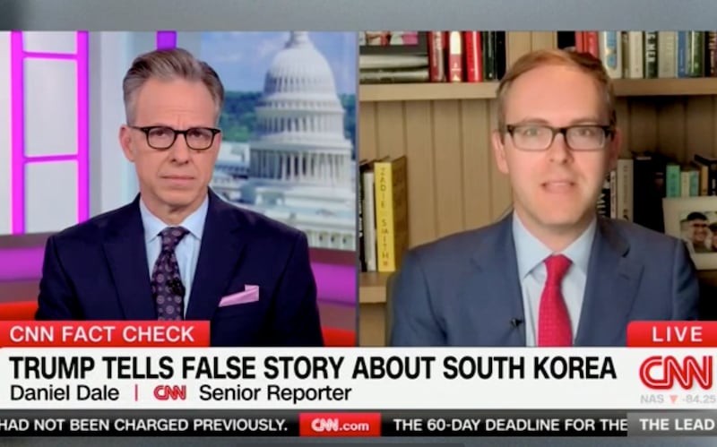 Trump's tale about U.S.-South Korea relations was wrong on all fronts, Daniel Dale explained Monday.
