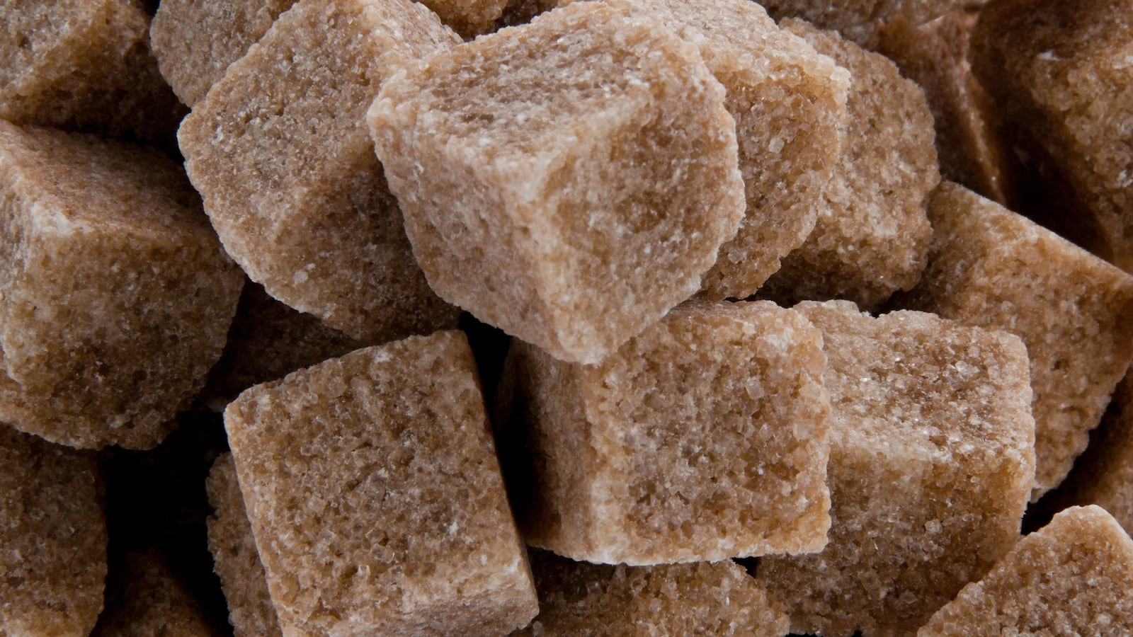 brown lump sugar.