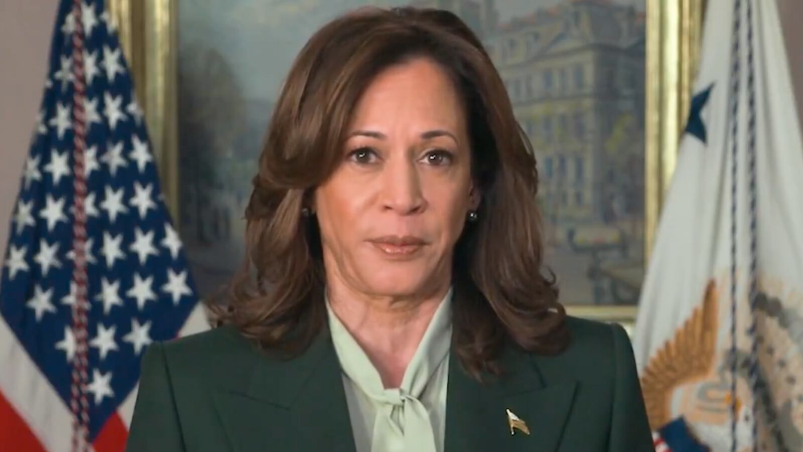 Kamala Harris shares a video message as she prepares to certify her defeat to Donald Trump in the 2024 presidential election.
