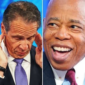 Andrew Cuomo and Eric Adams.