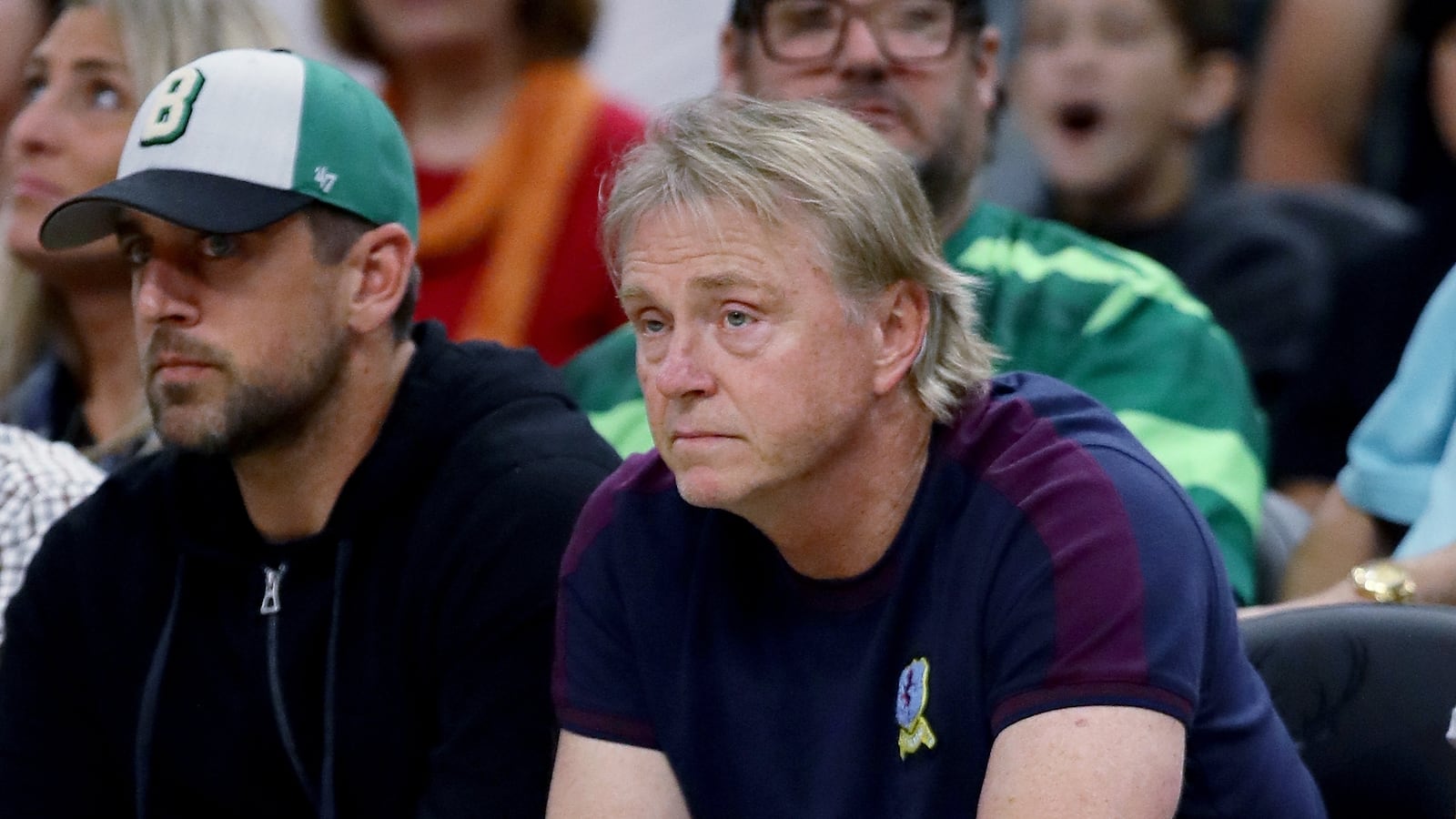 Wesley Edens at a Milwaukee Bucks game.