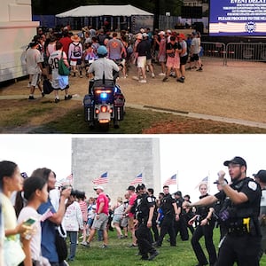 Evacuations at the 4th of July celebration in Washington D.C.
