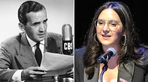Edward R. Murrow and Bari Weiss.