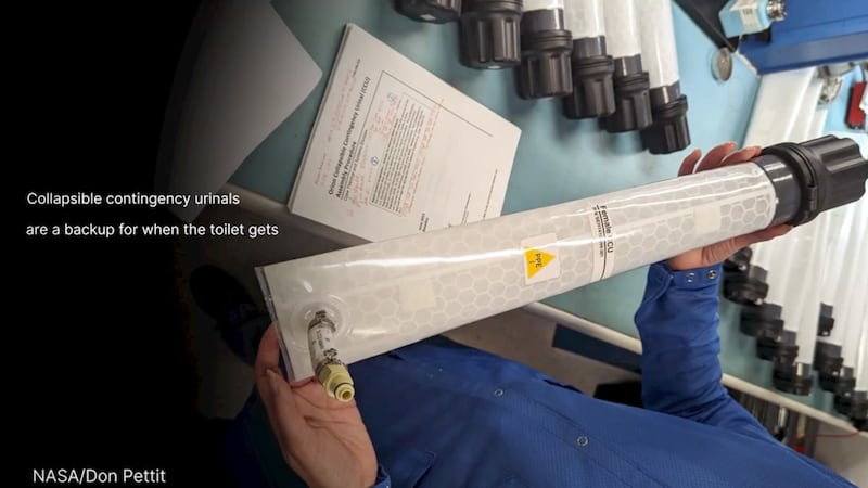 NASA's Collapsible Contingency Urinal.
