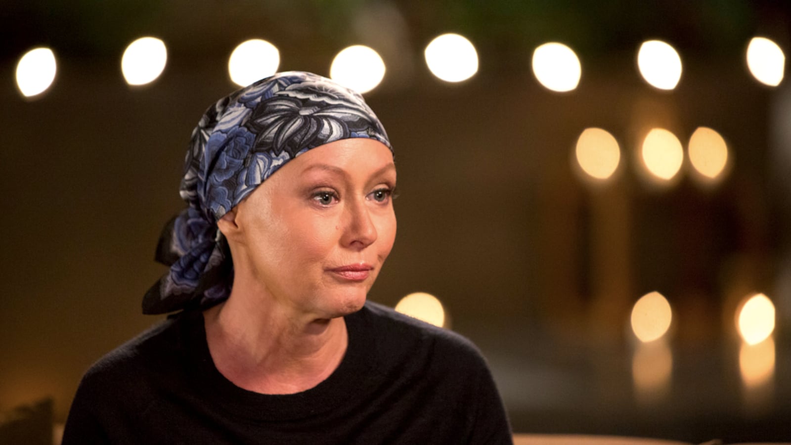 screengrab of Shannen Doherty on Netflix's 'Chelsea.'