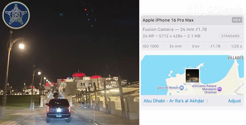 President Donald Trump convoy