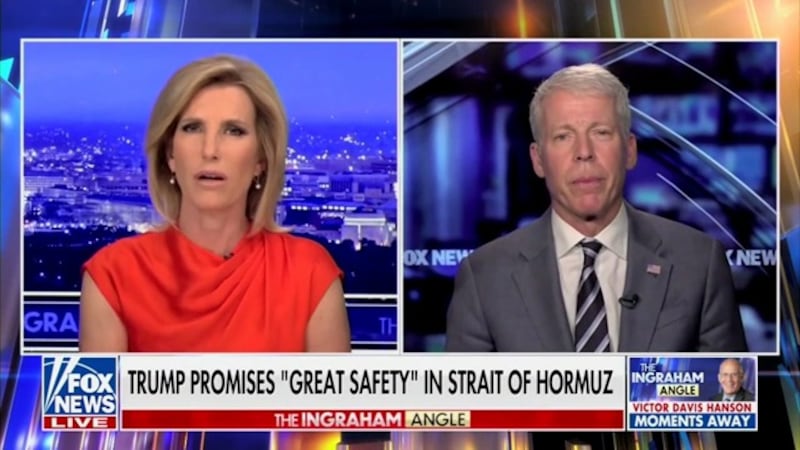 Ingraham in the middle of interrupting Wright on Wednesday.