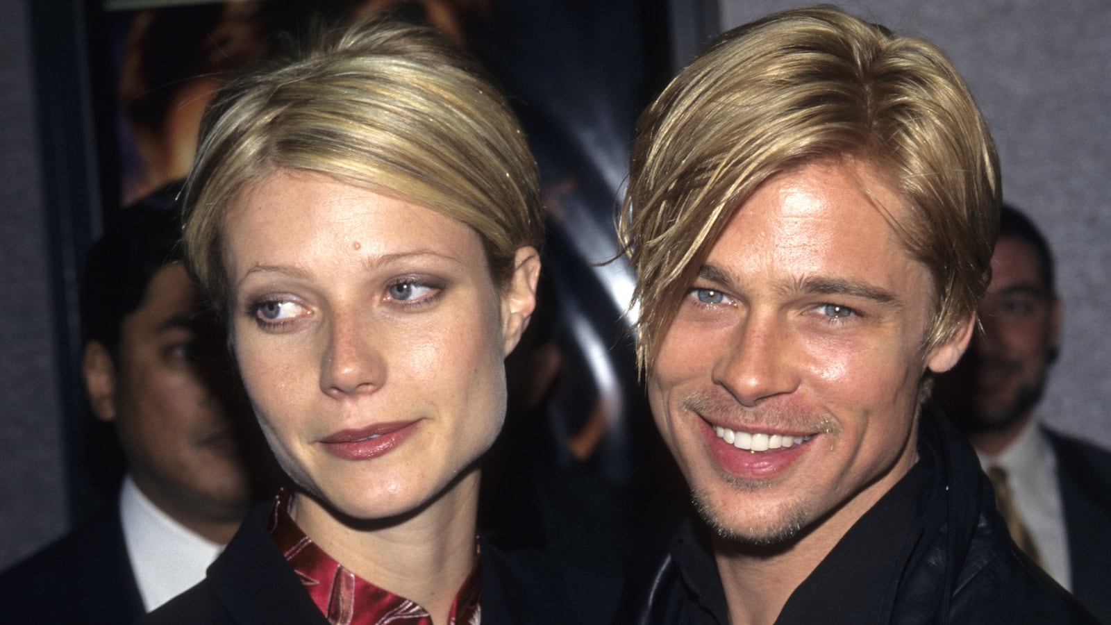 Gwyneth Paltrow and Brad Pitt (Photo by Kevin Mazur Archive/WireImage)