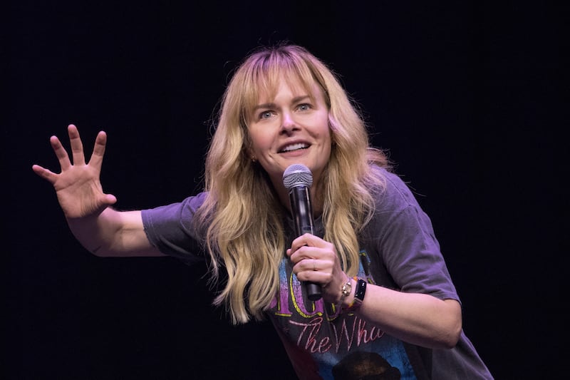 Comedian Rosebud Baker performs onstage during Moontower Just For Laughs "Sarah Silverman & Friends" at ACL Live at The Moody Theatre on April 24, 2022 in Austin, Texas.