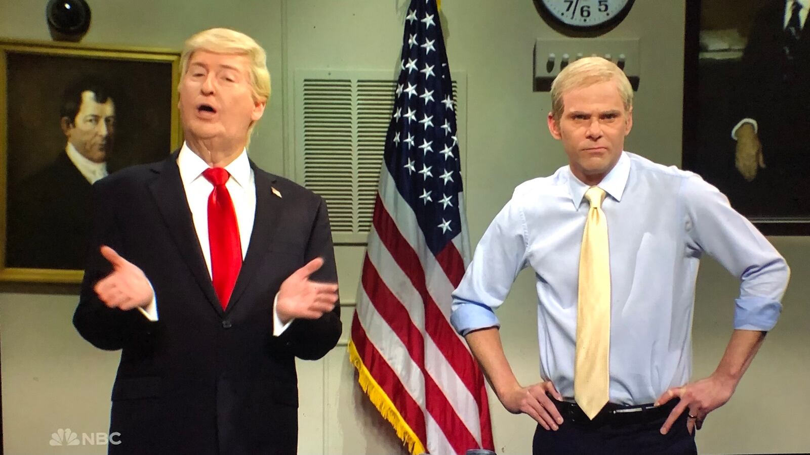 SNL’s Donald Trump and Jim Jordan