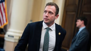 UNITED STATES - JUNE 4: Rep. Max Miller, R-Ohio, attends the Ways and Means Committee hearing on the priorities of the Treasury Department in Longworth building on Thursday, June 4, 2026. Treasury Secretary Scott Bessent testified. (Tom Williams/CQ-Roll Call, Inc via Getty Images