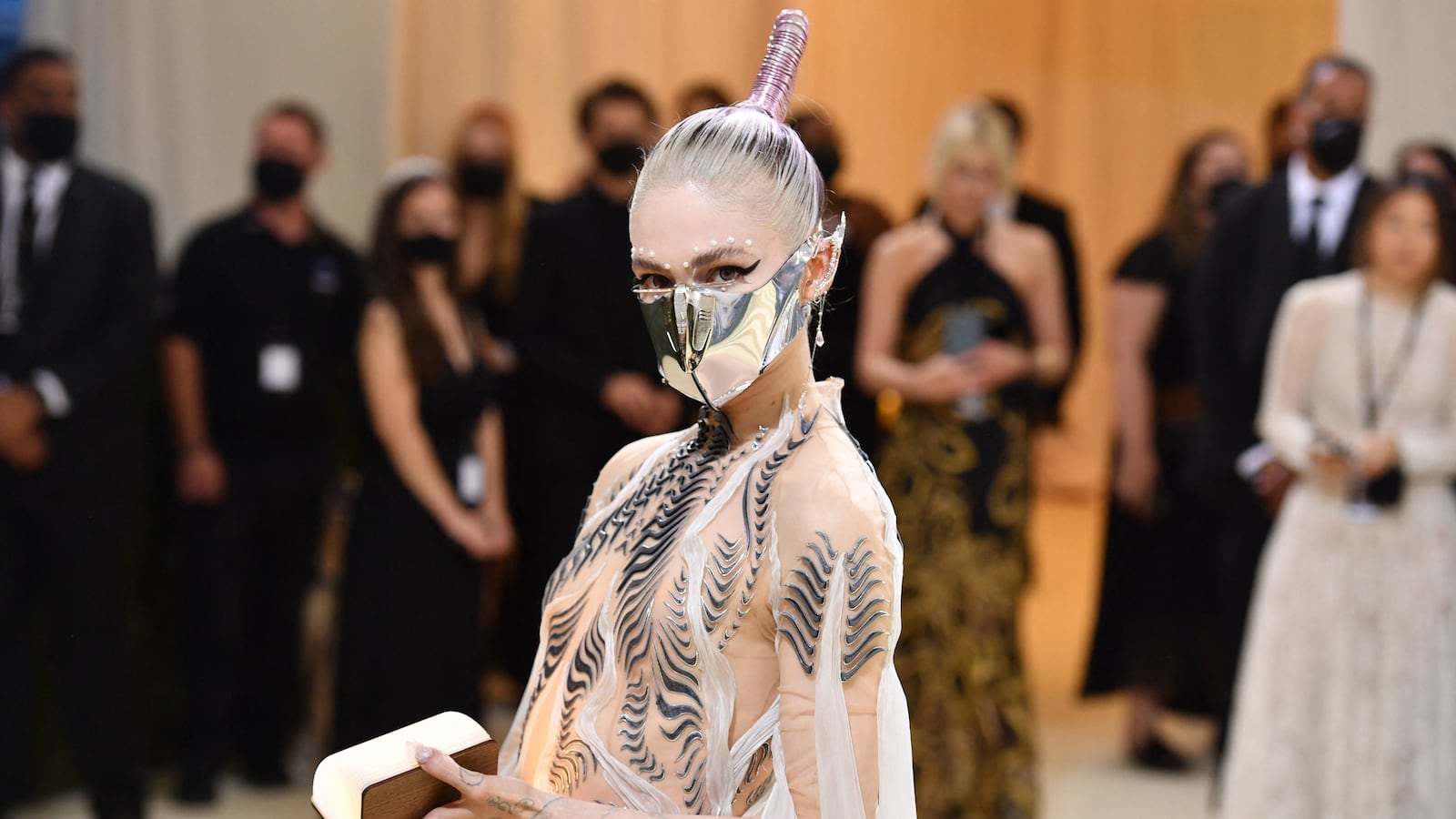 Grimes at the 2021 Met Gala.