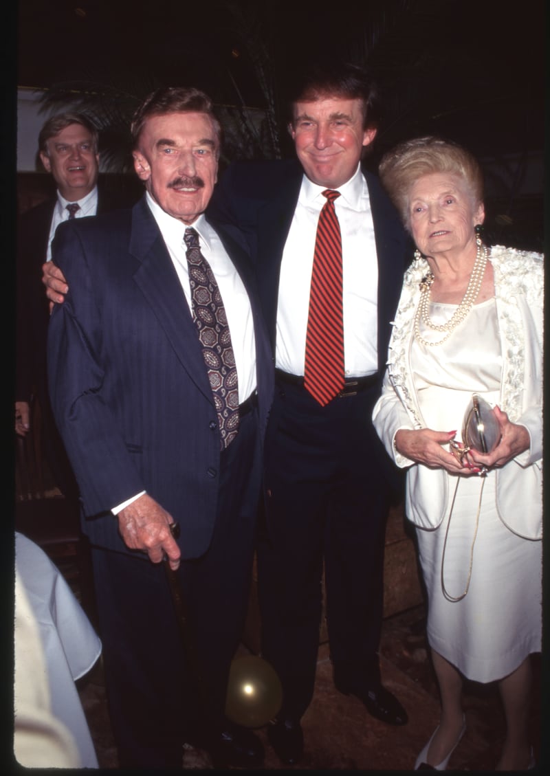 Donald Trump & Parents Mary Anne MacLeod & Fred Trump.