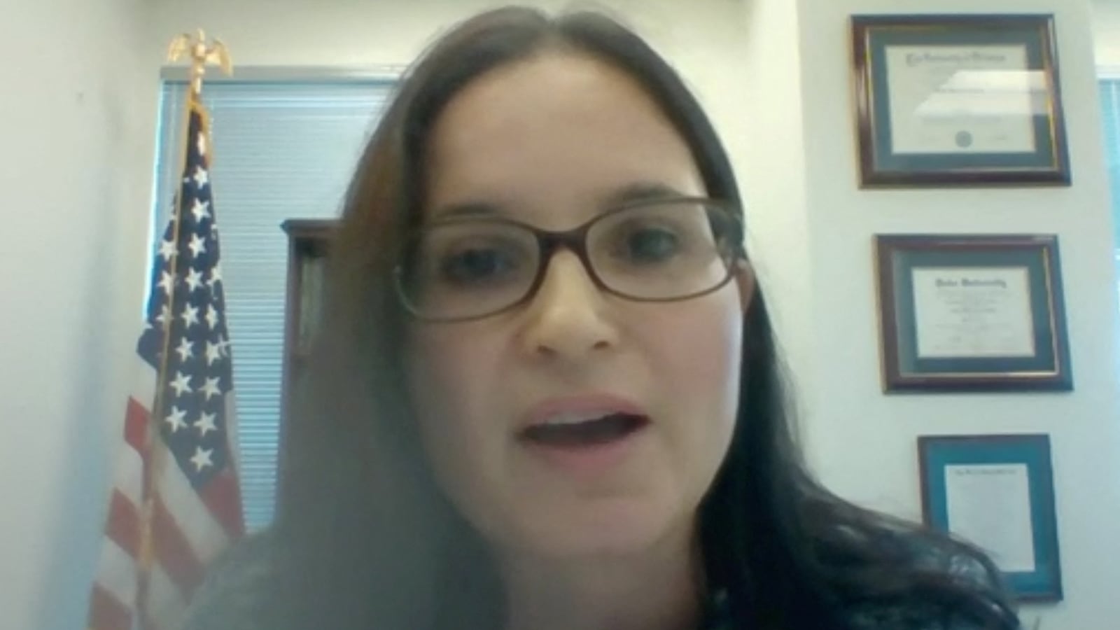 Aileen Cannon pictured during her nomination hearing by the U.S. Senate Committee on the Judiciary in 2020.