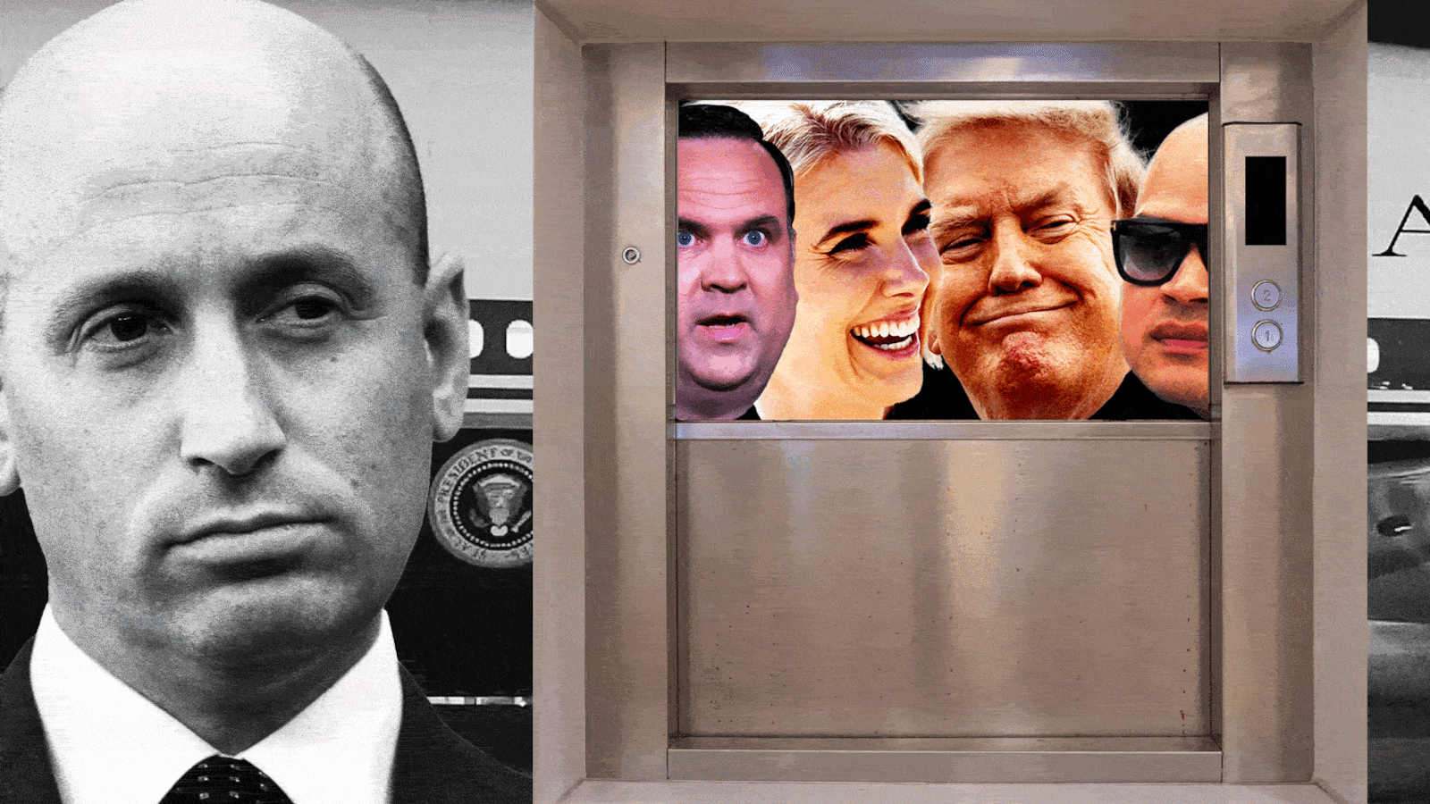 Stephen Miller, Donald Trump, AF1