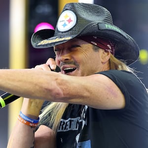 Bret Michaels performs prior to Round Two of the 2026 NFL Draft at Acrisure Stadium on April 24, 2026 in Pittsburgh, Pennsylvania.