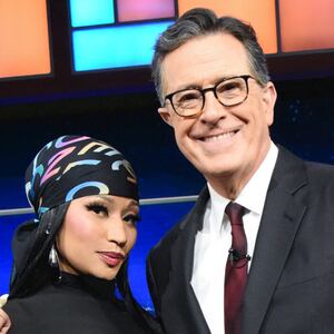 The Late Show with Stephen Colbert and guest Nicki Minaj