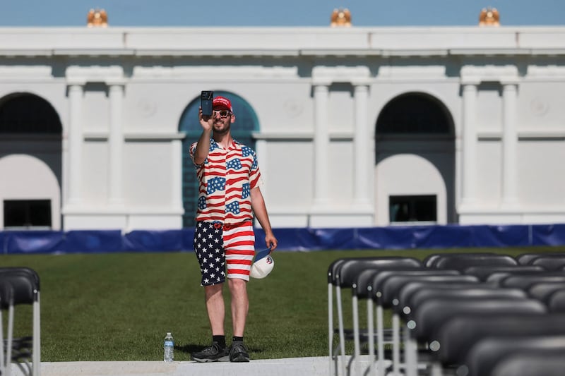 The fair was pitched as a World’s Fair-style showcase featuring exhibits from all 50 states, but several Democratic states have declined to participate.