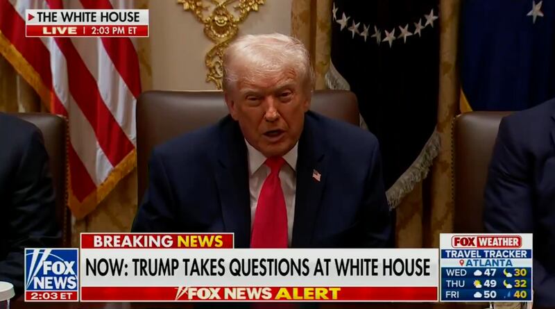 The moment Trump described Vance as "incompetent."