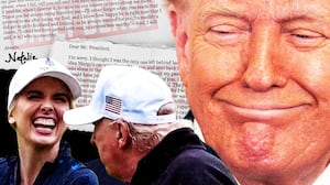 Natalie Harp ad Donald Trump