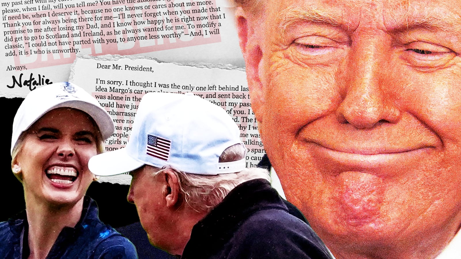 Natalie Harp ad Donald Trump