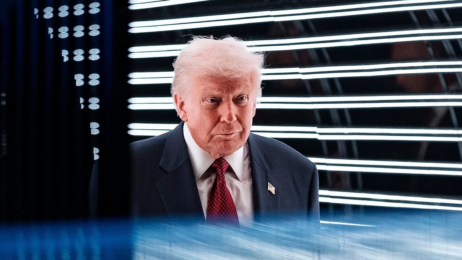 MIAMI, FLORIDA - NOVEMBER 05: U.S. President Donald Trump arrives to speak at the America Business Forum at the Kaseya Center on November 05, 2025 in Miami, Florida. The forum brings together global leaders, cultural figures and innovators from various sectors for discussions on business, technology and social development. (Photo by Kevin Dietsch/Getty Images)