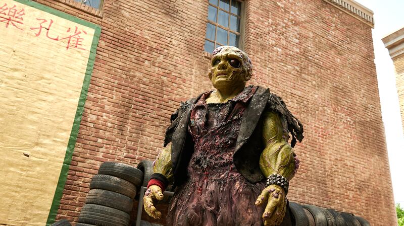 Peter Dinklage as “Toxie” in the action in "The Toxic Avenger."