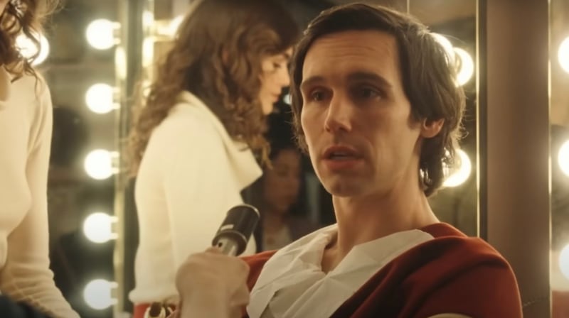 Cory Michael Smith as Chevy Chase in “Saturday Night.”