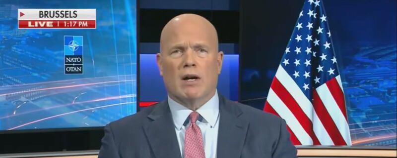 Whitaker served roughly three months as acting attorney general during Trump’s first term, following the resignation of Jeff Sessions.