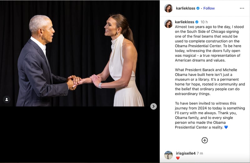 @karliekloss/ Instagram