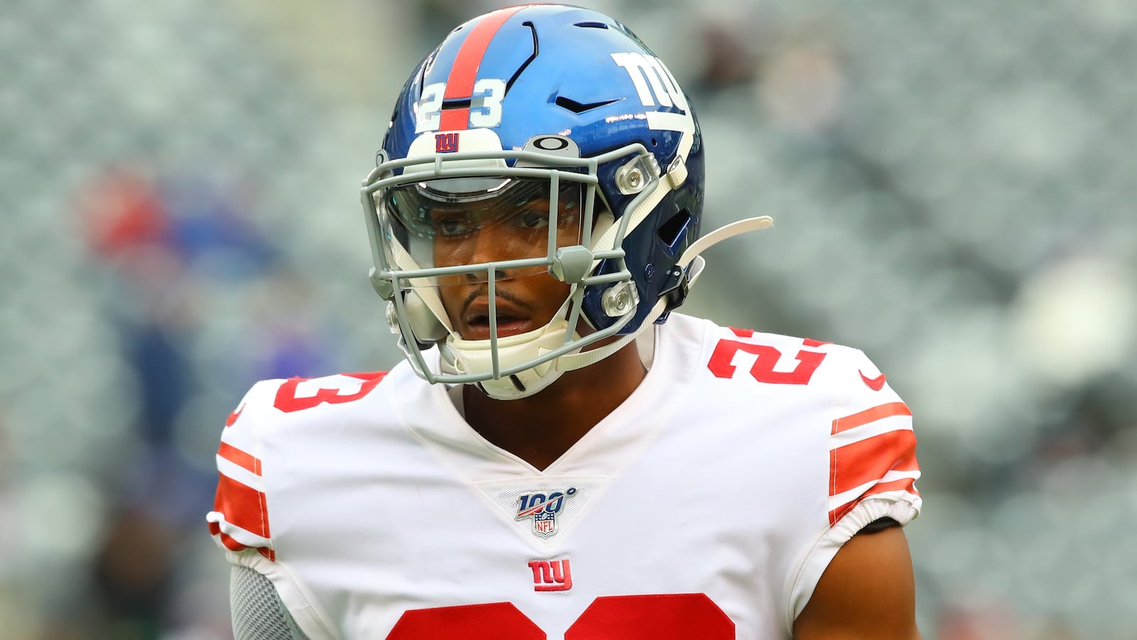 New York Giants defensive back Sam Beal (23) in 2019.