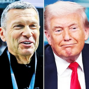 Vladimir Solovyov, Donald Trump, and Andrey Lugovoy.