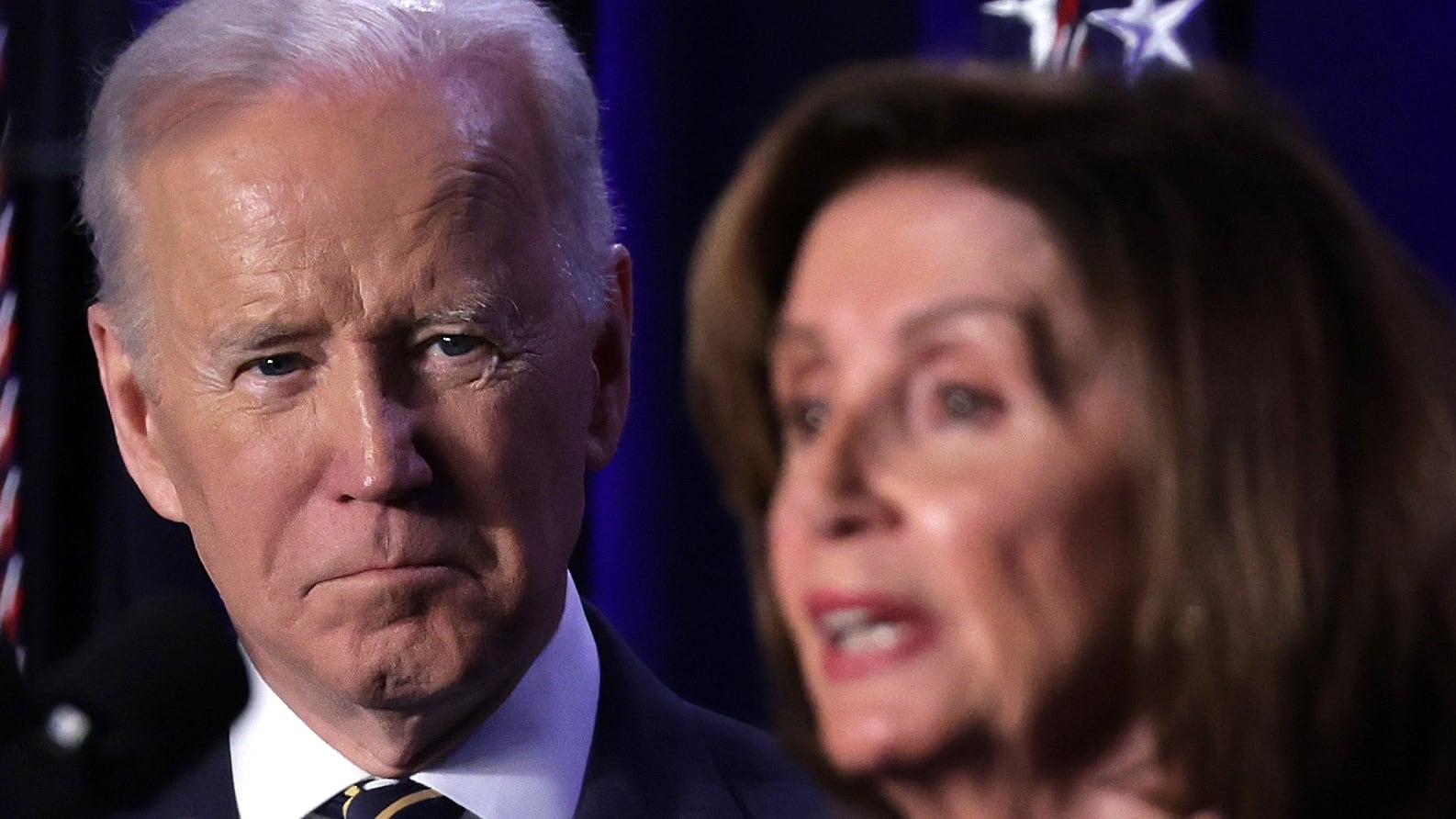 Nancy Pelosi and Joe Biden.