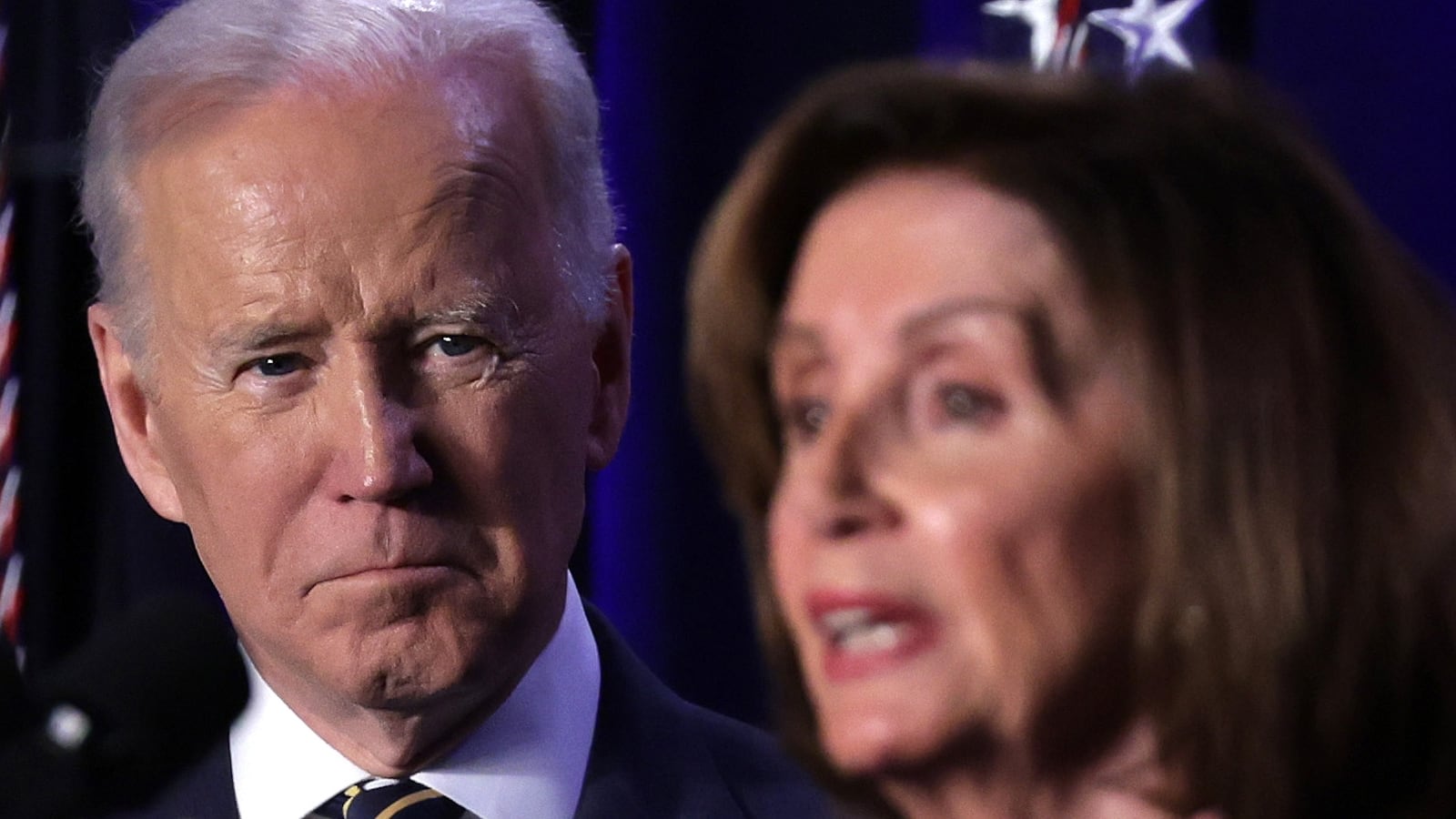 Nancy Pelosi and Joe Biden.