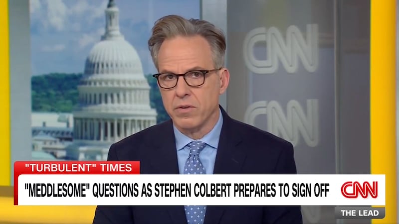 Jake Tapper defended Colbert on The Lead on Thursday.