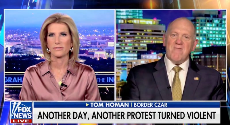 Tom homan and laura ingraham