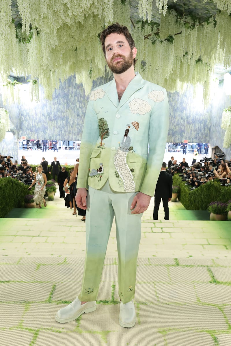 NEW YORK, NEW YORK - MAY 04: Ben Platt attends the 2026 Met Gala celebrating "Costume Art" at the Metropolitan Museum of Art on May 04, 2026 in New York City. (Photo by Kevin Mazur/MG26/Getty Images for The Met Museum/Vogue)