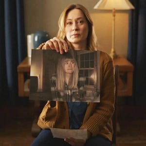 Camille Sullivan and Sarah Durn in Shelby Oaks.