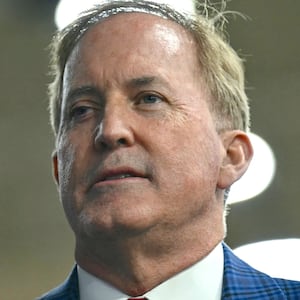 Donald Trump and Ken Paxton