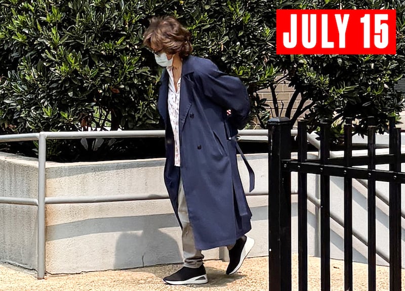Mitch McConnell's wife, Elaine Lan Chao leaves hospital where the 84-year-old senator continues recovering following a severe fall.