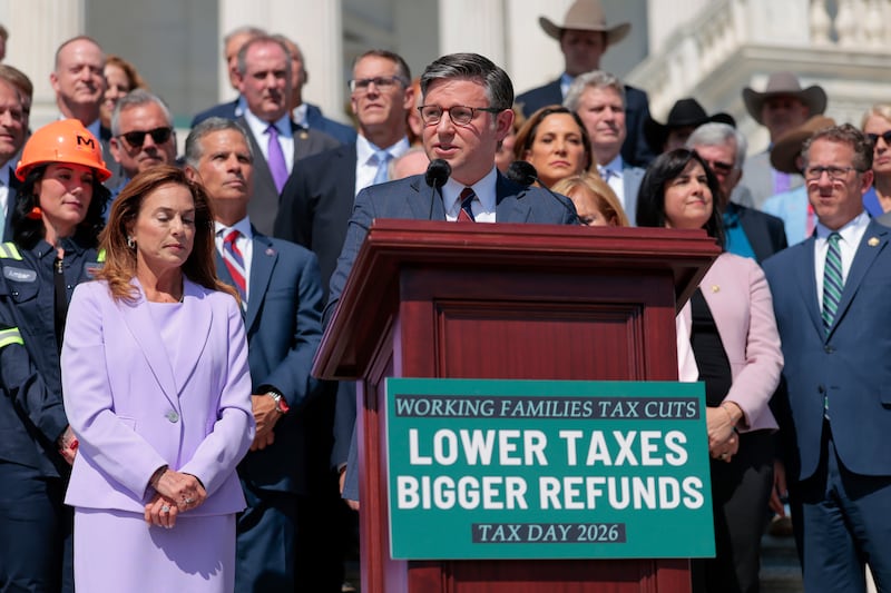 House Speaker Mike Johnson lectured about the 'just war theory' when asked about Trump's feud with Pope Leo over the Iran war.