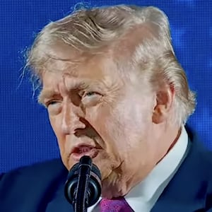 The White House's "Trump TV" station showed the president's July 3 speech in front of Mt. Rushmore.