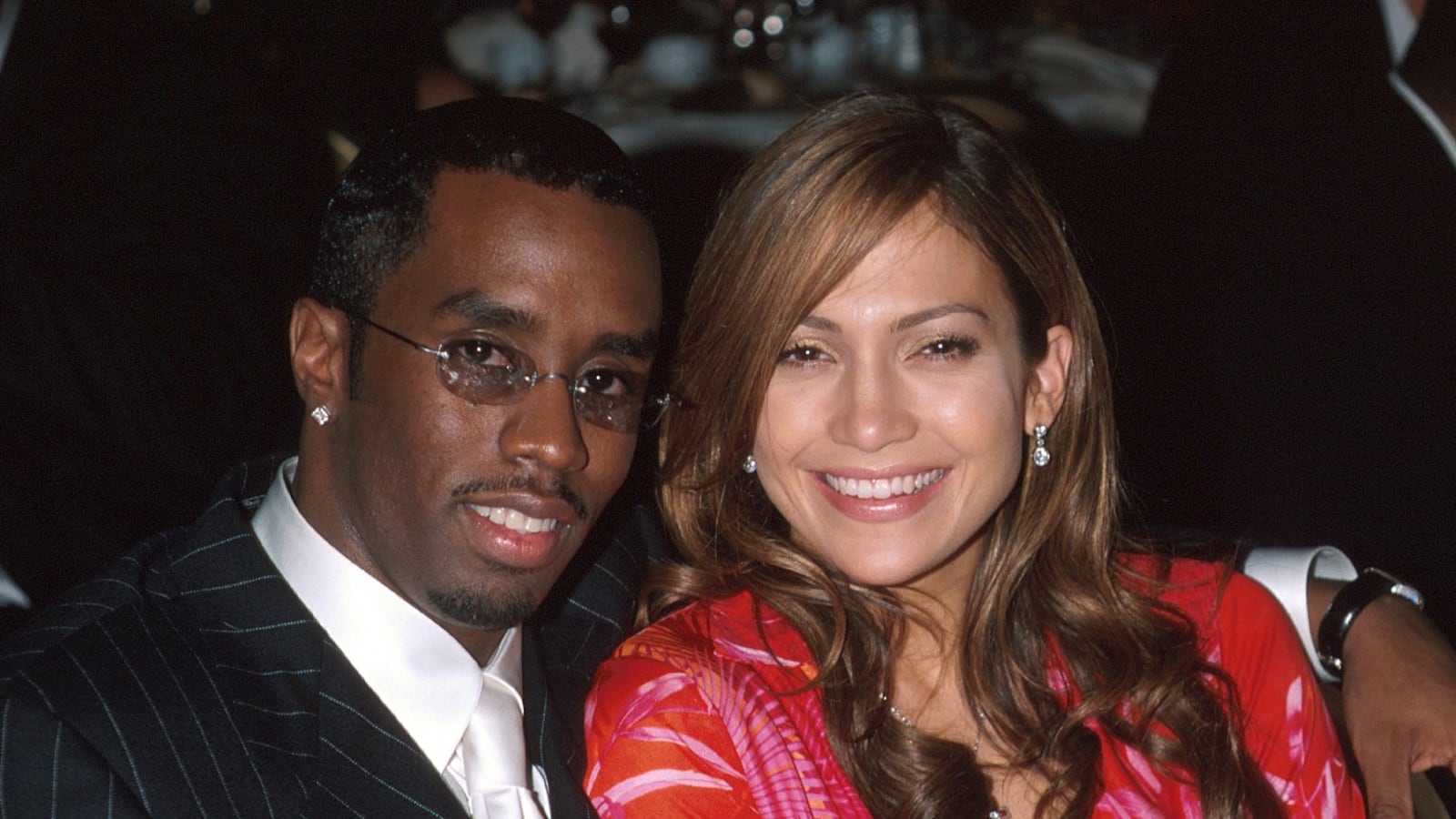 Jennifer Lopez with Sean “Diddy” Combs.
