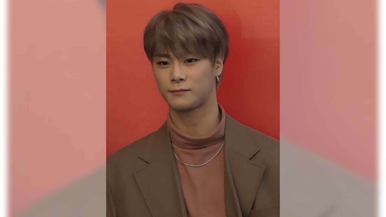 Moonbin during the 2019 S/S Hera Seoul Fashion Week on Oct. 19, 2018.