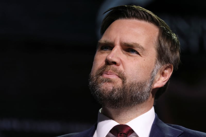 U.S. Vice President JD Vance speaks at This is the Turning Point Tour at the University of Georgia in Athens, Georgia, U.S., April 14, 2026. REUTERS/Alyssa Pointer