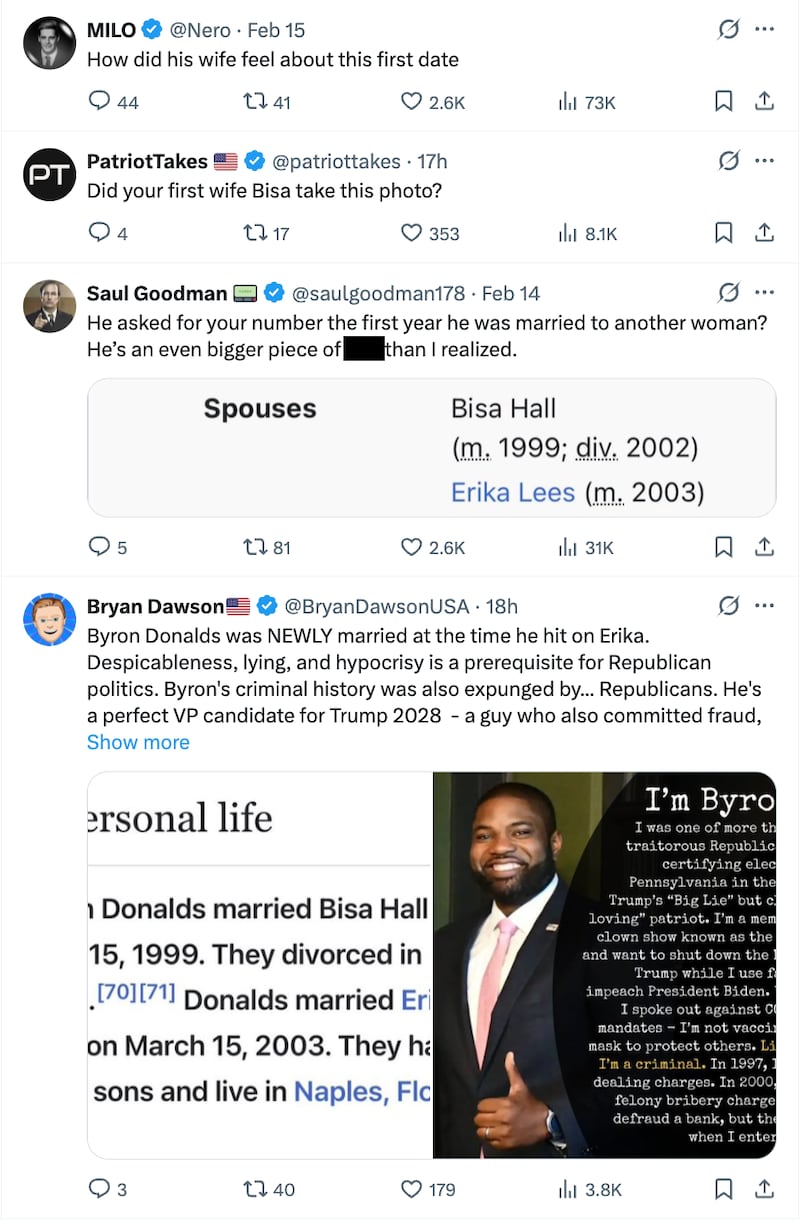 The Daniels' romantic public message backfired spectacularly.