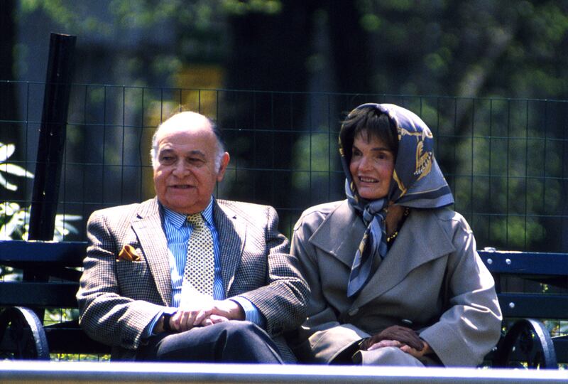 Jacqueline Kennedy Onassis and Maurice Tempelsman would often go on regular outings to Central Park, even after she was diagnosed with lymphatic cancer.
