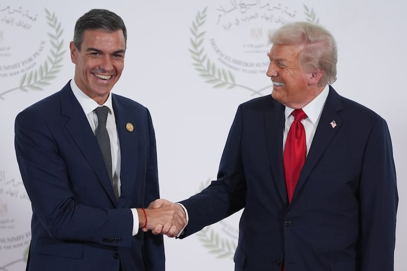 President Donald Trump is unhappy with Spain's Prime Minister Pedro Sanchez for his refusal to allow the U.S. to use his nation's air bases.